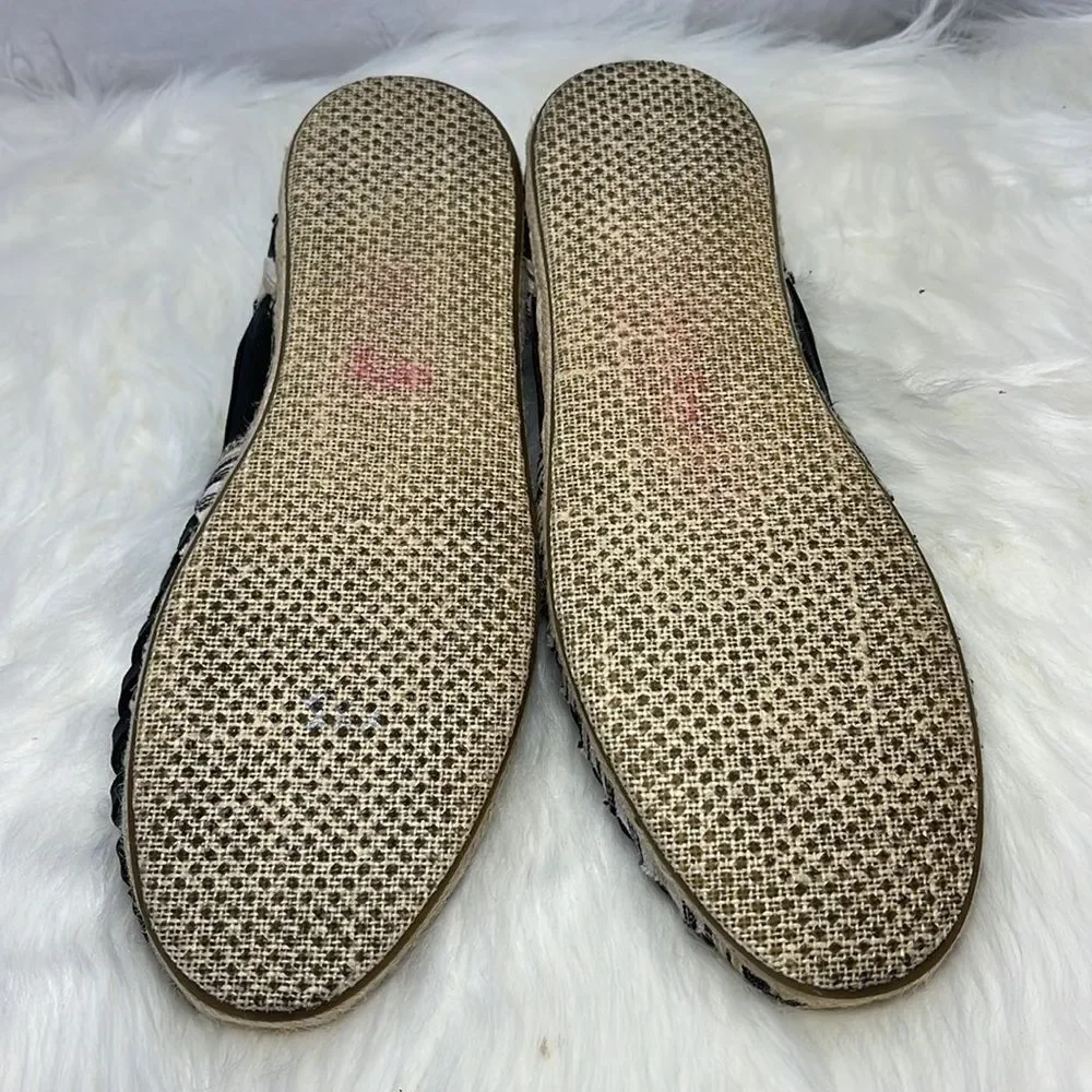 Toms Alpargata Woven Leather/Fabric Espadrille Huraches Sz 11‎